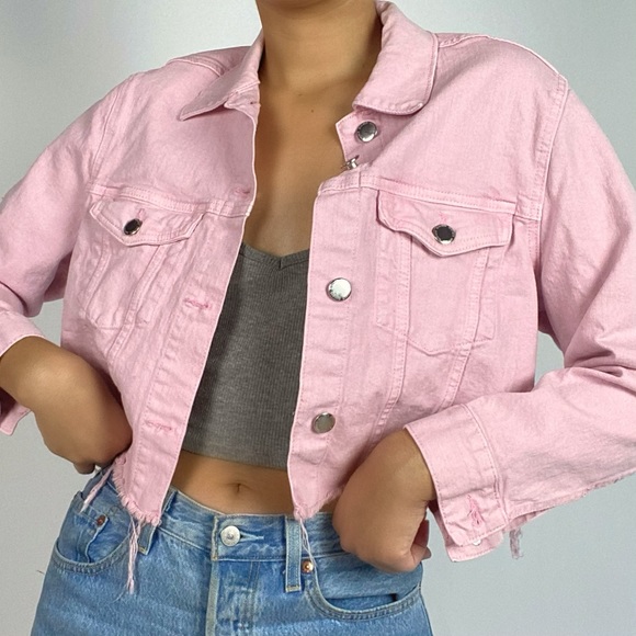 Pink Denim Jacket - Picture 2 of 3